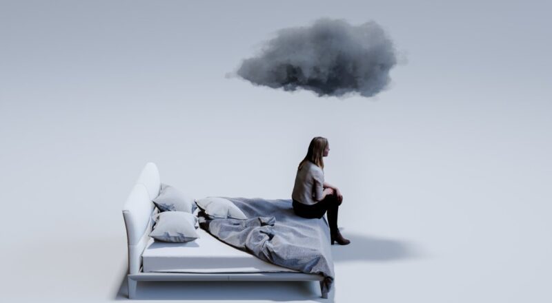 Ilustração representando a relação entre emoções e câncer