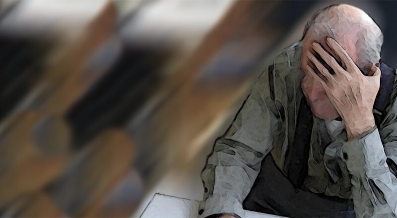 Médico realizando avaliação clínica em paciente com suspeita de Alzheimer