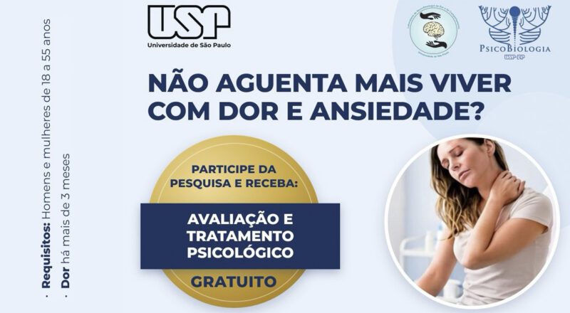 Voluntários participando de pesquisa sobre dores crônicas e emoções na USP